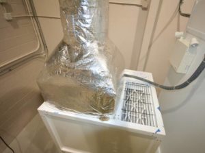 Pressurization Air Inlet from Warehouse