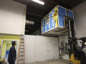 Pharmacy Cleanroom Air Handling Unit Installation